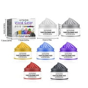 Beessbest Dye Hair Cream Hair Coloring Wax, Color Wax Pomades Natural Hair Coloring Wax Cosplay