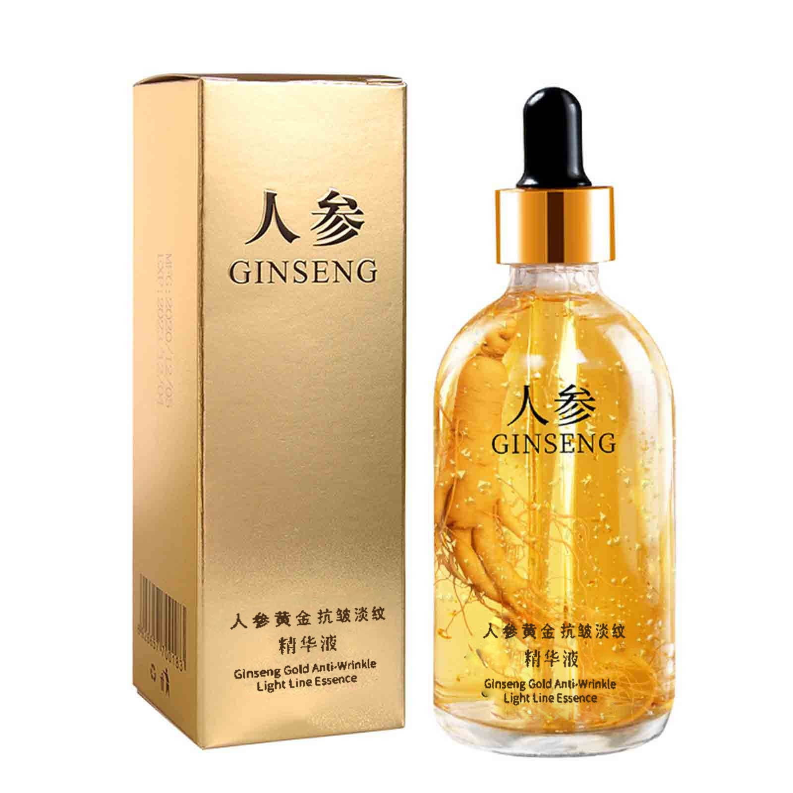 Beessbest Ginseng Essence Polypeptide Wrinkle Essence Moisturizing Essence Moisturizer, Fighting Collagen Loss, Reduces Fine Lines, Tightening Sagging Skin