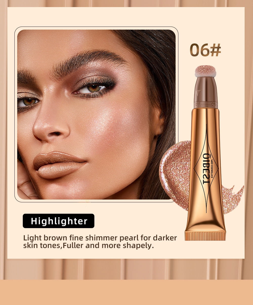 Beessbest Highlighter Beauty Stick, Creamy Liquid Highlighter