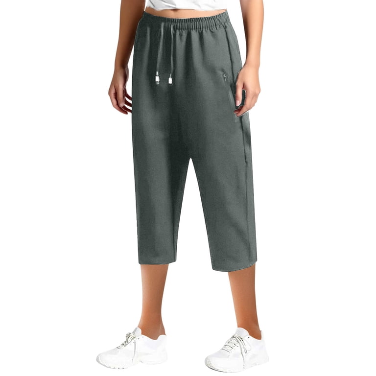 Beeswan Capri Pants for Women, Women's Ultra Stretch Breathable