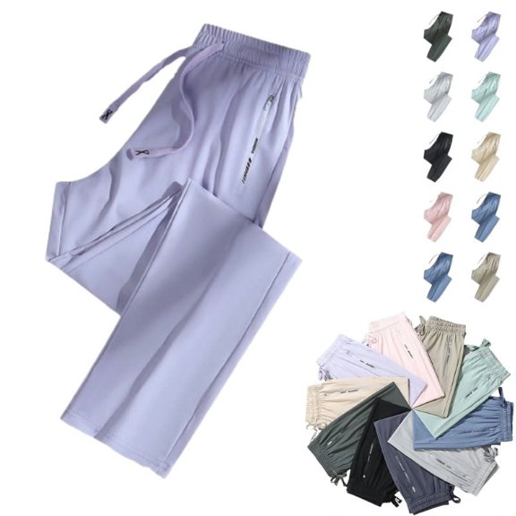 Beeswan Pants for Women Over 50 - Stretch Active Pants for Women, Featuring Beeswan Quality and Quick-Drying Technology Purple L