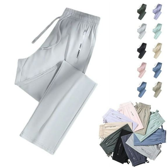 Beeswan Pants for Women Over 50 - Stretch Active Pants with Beeswan Quality, Ideal for Everyday Adventures and Workouts Light Gray L