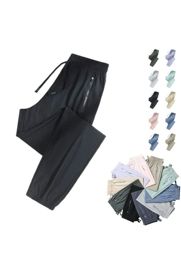 Stretch Pants,Stretch Active Pants with Beeswan Quality, Perfect for Active Women on the Go Black XL