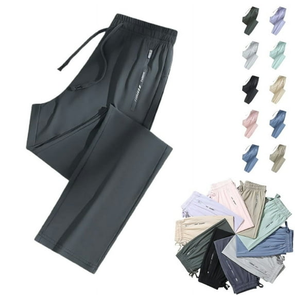 Beeswan Stretch Pants - Stretch Active Pants with Beeswan Stretch, Ideal for Running, Workouts, and Everyday Use Dark Gray L