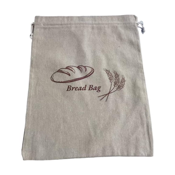 Beeswax Bread Bag for Sourdough Reusable Organic Linen Breads Storage Bag,11.81 x14.96, Food Safe Cloth Bags,Freezer Friendly,Keep Homemade Bread Fresh,Natural Cotton Beeswax Container