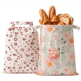 thumbnail image 1 of Beeswax Bread Bag, TAIMASI 2 Pack Beeswax Bread Storage Bags for Homemade Bread, Reusable Bread Sourdough Bags, 17 x 12.6'' Cotton Linen Bread Storage Bag, 1 of 8