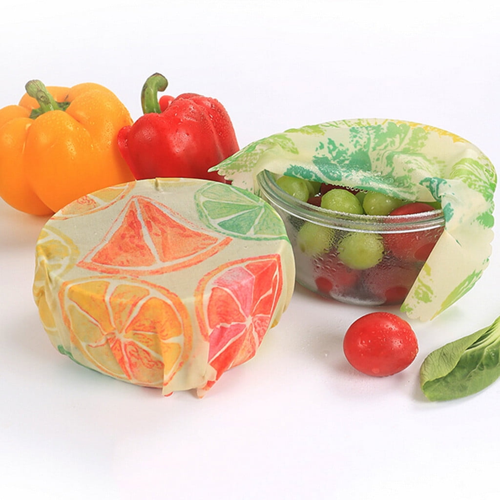 Beeswax Food Wrap Reusable Cloth Packaging 3 Piece Set Natural Wax