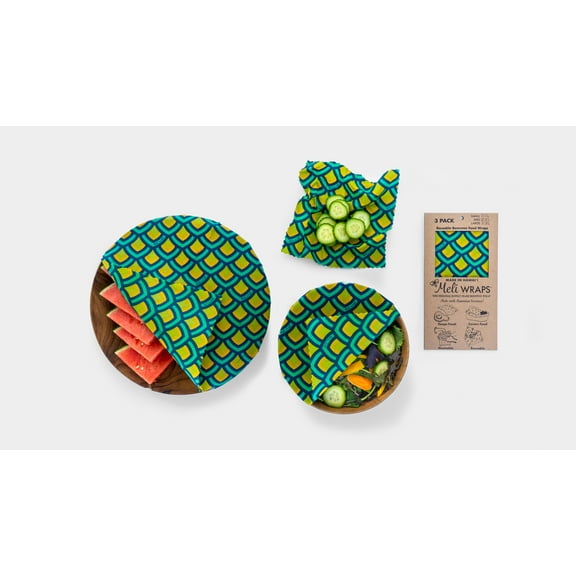 Beeswax Food Wrap - Scales Print