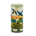 thumbnail image 1 of Beeswax Hand Crafted Nature Inlay Pillar Candle - Large, 1 of 4
