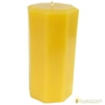 thumbnail image 1 of Beeswax Octagonal Pillar Candle, 1 of 5