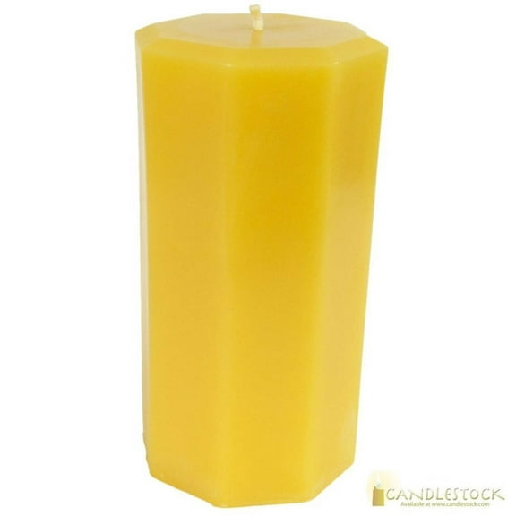 Beeswax Octagonal Pillar Candle
