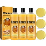 Beeswax Polish and Conditioner for Wood Furniture, Beeswax Repair Oil, Multipurpose Wood Cleaner and Furniture Polish(3Pcs)