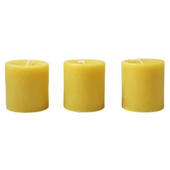 Beeswax Round Pillar Candle Sets