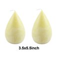 thumbnail image 1 of Beeswax Round Teardrop Pillar Candle Sets, 1 of 3