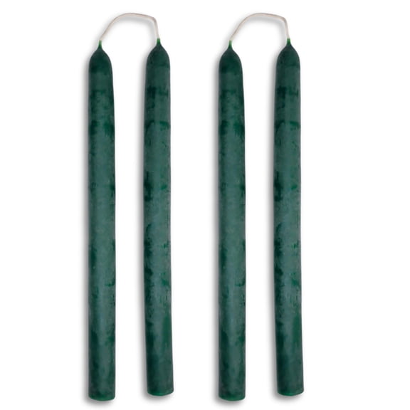 Beeswax Rounded Top Taper Candle - 2 Pair 7/8” Bundle