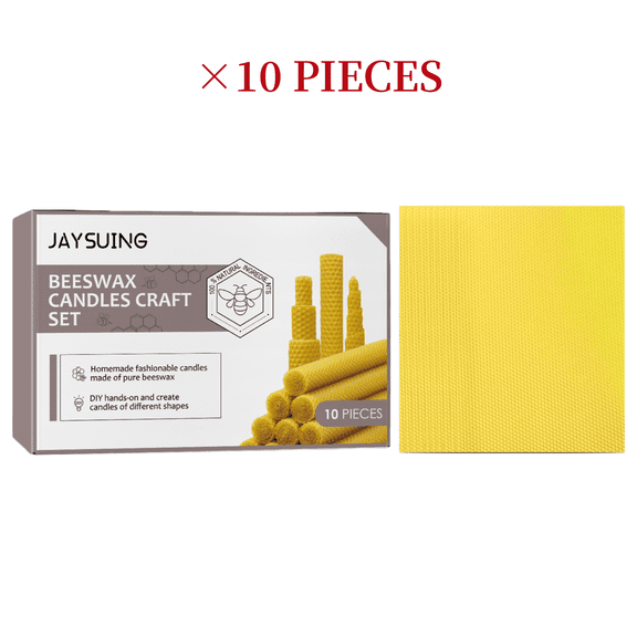 Beeswax Sheets for Candle Making - Beeswax Candle Making Kit for Kids-Christmas Candle Making Kit for Adults-Candle Rolling Kit DIY Candle Maker - Candle Starter Kit Beeswax Candle Kit