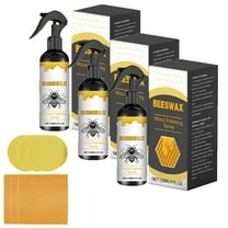 Beeswax Spray, Natural Beeswax Care Spray & Restorer, 2025 New Bees Wax Care Spray and Restorer, Bees Wax Polish for Wood Furniture Floors and Furniture, 120 ml (3PCS)