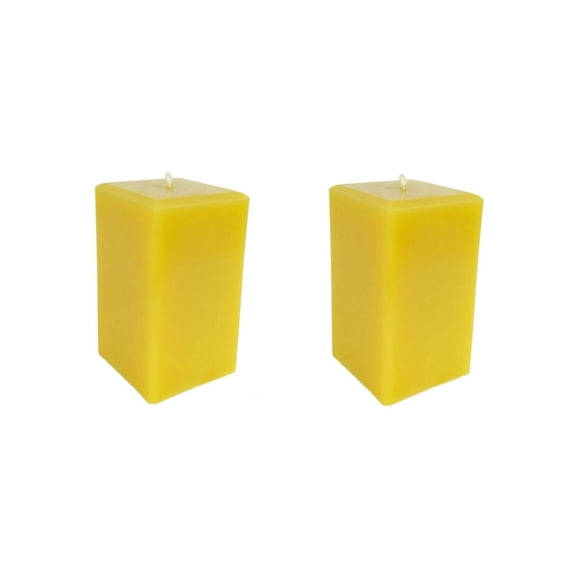 Beeswax Square Pillar Candle Sets