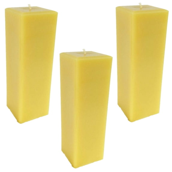 Beeswax Square Pillar Candle Sets