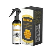 Beeswax Wood Polish, Beeswax Spray Furniture Polish, Natural Beeswax Care Spray & Restorer, Original Cleansing for Living Rooms and Kitchens, Leather and Furniture Polish 120ml, 1pcs