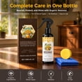 thumbnail image 1 of Beeswax Wood Polish Spray Natural Furniture Cleaner & Shine Restorer for Wood Floors, Cabinets, Tables & Wooden Furniture Care, 1 of 8