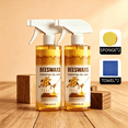 thumbnail image 1 of Beeswax Wood Polishing Spray, Multi-Purpose Wooden Furniture Repair, Scratch Removal, Maintenance Spray, Suitable For Living Room, Kitchen, Wooden Furniture Floor Natural Polishing Spray（2Pcs）, 1 of 7