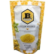 Beesworks Yellow Beeswax Pellets 2 lb | 100% Pure, Cosmetic Grade, Triple-Filtered Beeswax for DIY Skin care, Lip Balm, Lotion, and Candle Making