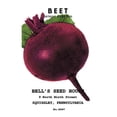 thumbnail image 1 of Beet: Detroit Dark Red Fine art canvas print (20" x 30"), 1 of 1