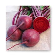 Harris Seeds Eagle F1 Beet, Dark Red Round Roots with Strong Tops for Fresh Market and Garden Harvests, 10,000 Count