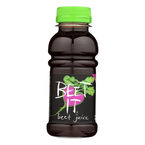 BEET IT Organic Beet Juice, 8.5 fl oz (Pack of 12), Non-GMO, 100% Natural, No Added Sugar, Not From Concentrate, Gluten-Free