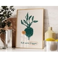 thumbnail image 1 of Beet Retro Food Wall Art Print, Unframed Paper Poster 16x20in, 1 of 4