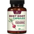 Beet Root 1300mg Beetroot Powder Extract 60 capsules