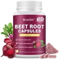 thumbnail image 1 of Beet Root 90 Capsules 1300mg Beetroot Powder Support Blood Pressure Energy Endurance, 1 of 9