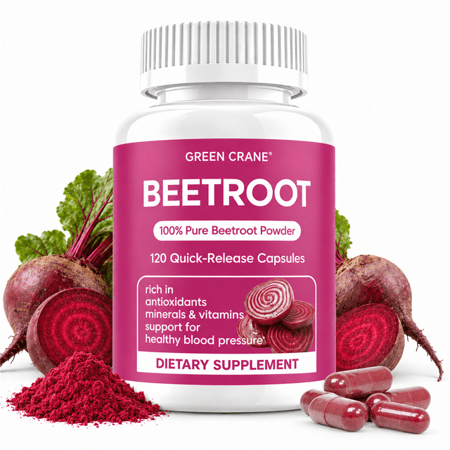 Beet Root Capsules 1300mg – Pure Beetroot Powder for Healthy Blood ...