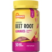 Beet Root Gummies | 50 Vegan Gummies | Strawberry Flavor | For Men and Women | by Sundance