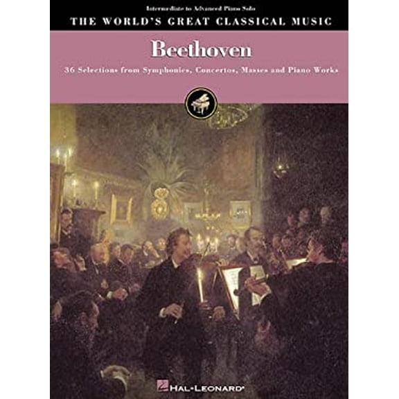 Pre-Owned Beethoven - Intermediate to Advanced Piano Solo: 36 Selections from Symphonies, Concertos, Masses and Piano Works (Paperback) 0634027808 9780634027802