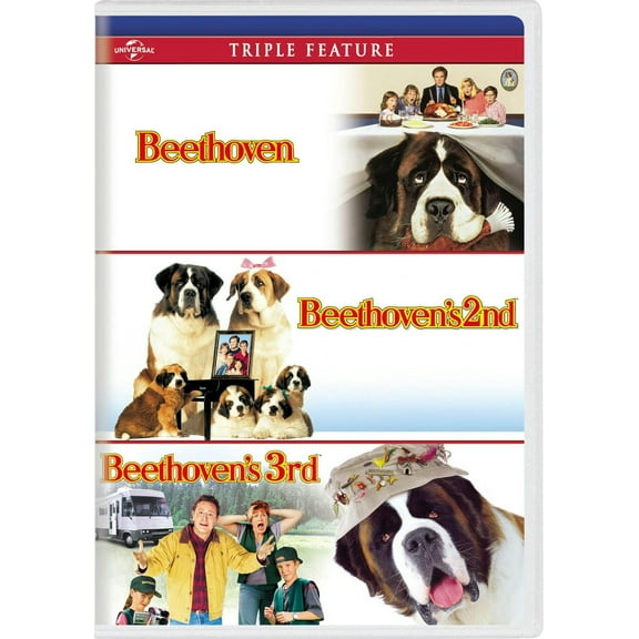 Beethoven/Beethoven's 2nd/Beethoven's 3rd (DVD Triple Feature) [DVD]