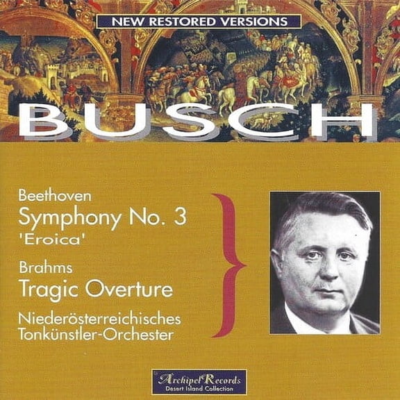 Beethoven / Busch - Sym 3-Niederosterr - Music & Performance - CD