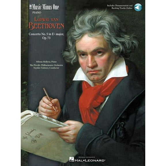 Beethoven - Concerto No. 5 in E-Flat Major, Op. 73 Music Minus One Piano Book/Online Audio (Paperback)