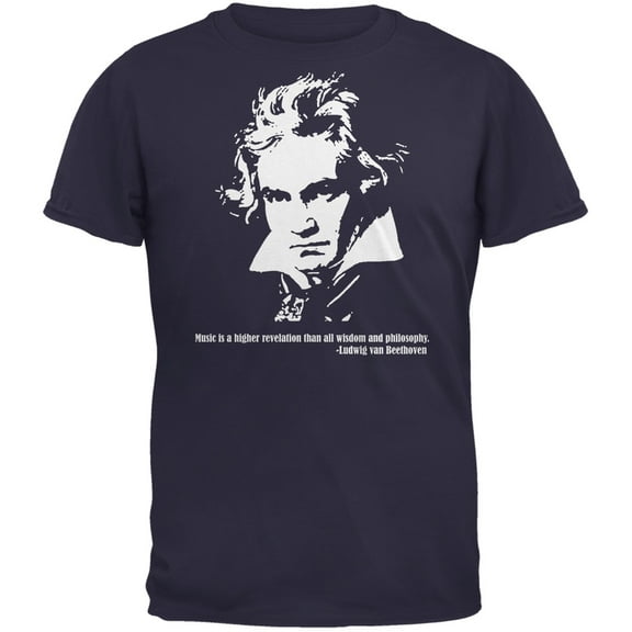 Beethoven Navy Youth T-Shirt - Youth Large