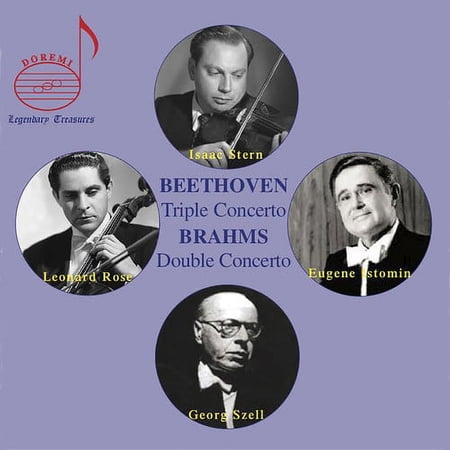 Beethoven / Stern,Isaac / Leonard,Rose - Triple Concerto / Brahms: Double Concerto - Music & Performance - CD