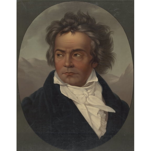 Beethoven c.1870 Poster Print by  Ferdinand Schimon