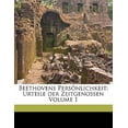 thumbnail image 1 of Beethovens Personlichkeit; Urteile Der Zeitgenossen Volume 1 Paperback, 1 of 1
