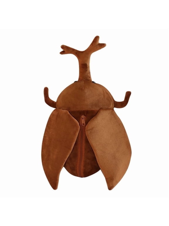 Beetle Backpack Unisex, Double Serrated Beetle Plush Toy Backpack,for all ages , 45cm