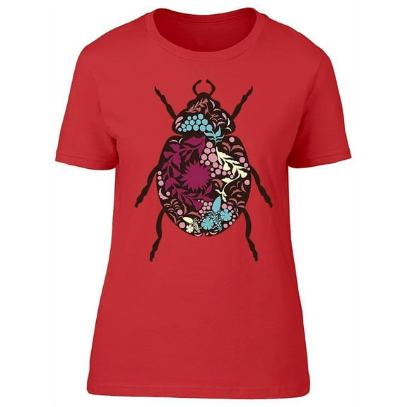 Beetle Bug Drawing  T-Shirt Women -Image by Shutterstock, Female Small