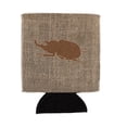 thumbnail image 1 of Beetle Burlap and Brown Can or Bottle Beverage Insulator Hugger, 1 of 1