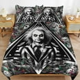 Beetle Juice Cute Bed Duvet Cover 3Piece Bed Set DoubleSided