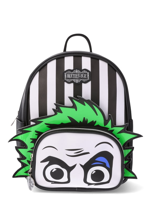 Beetlejuice It's Show Time Women's 10.5 Mini Backpack Black