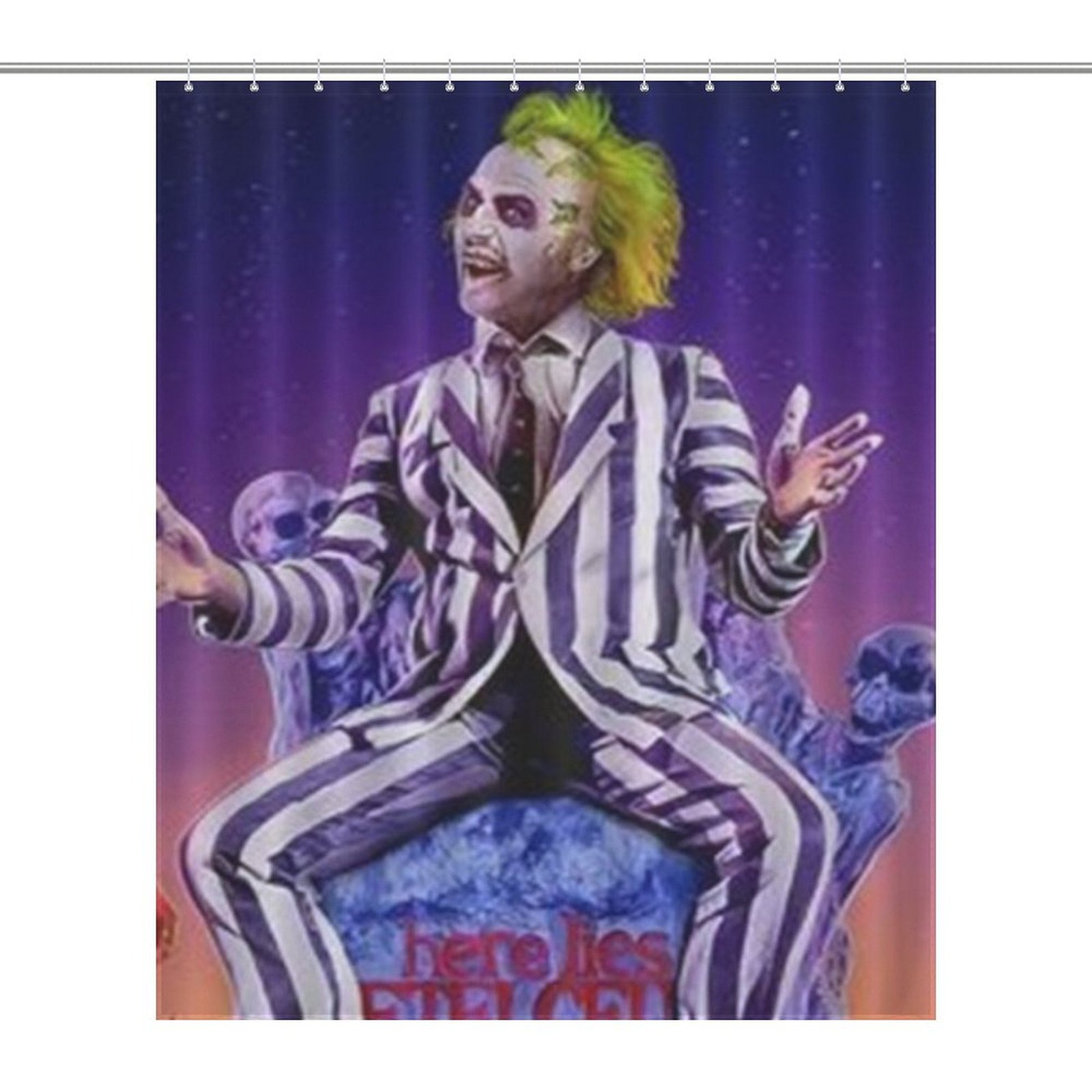 Beetle juice Bathroom Curtains Halloween Bathroom Curtains For Boys And