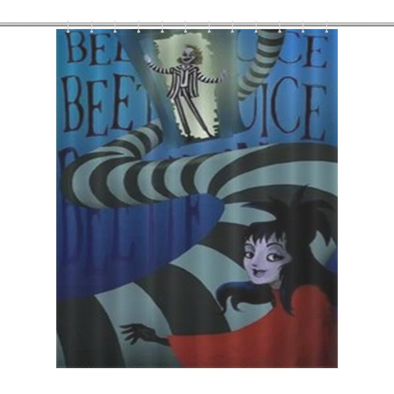Beetle juice Bathroom Curtains Halloween Bathroom Curtains For Boys And